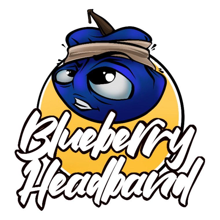 Blueberry Headband rosin badge