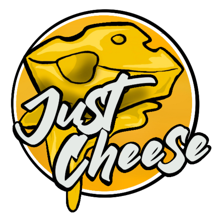 Just Cheese rosin badge